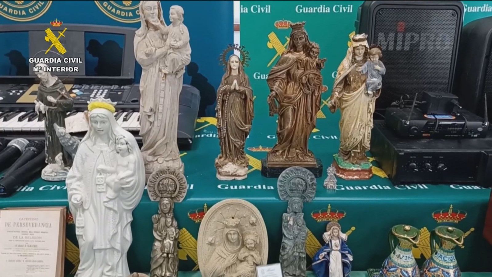 Detenida una pareja por robos en 93 iglesias de Cantabria, Asturias y Palencia