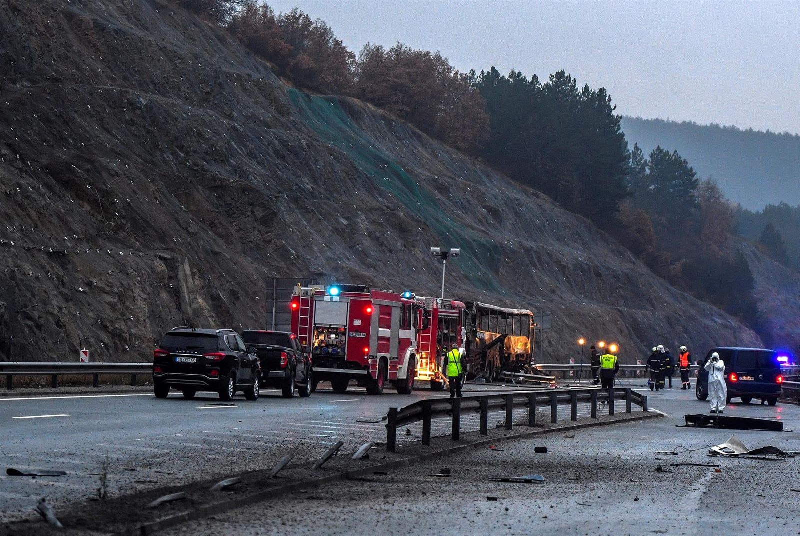 Al menos 45 muertos en un accidente de autobús en Bulgaria