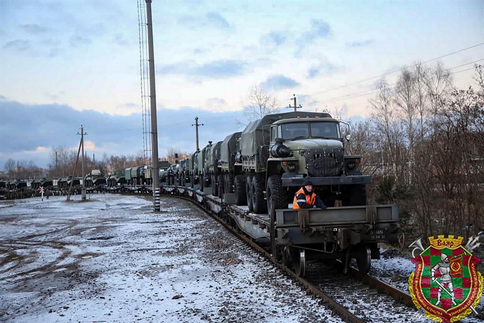 Movimiento de material militar entre Rusia y Bielorrusia