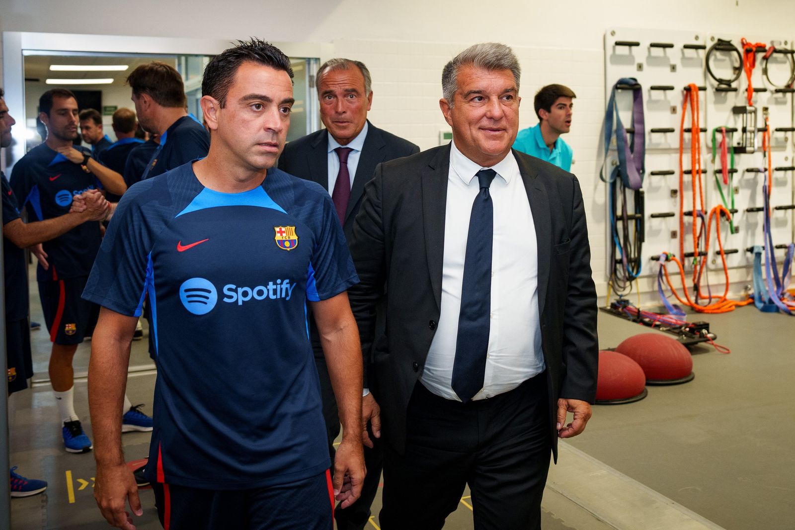 Xavi Laporta y Joan Laporta