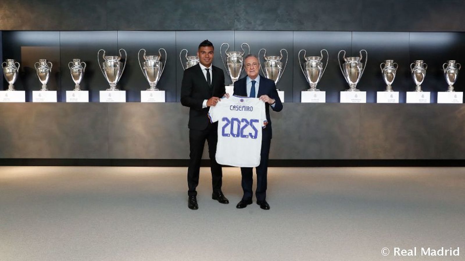Casemiro y Florentino Pérez