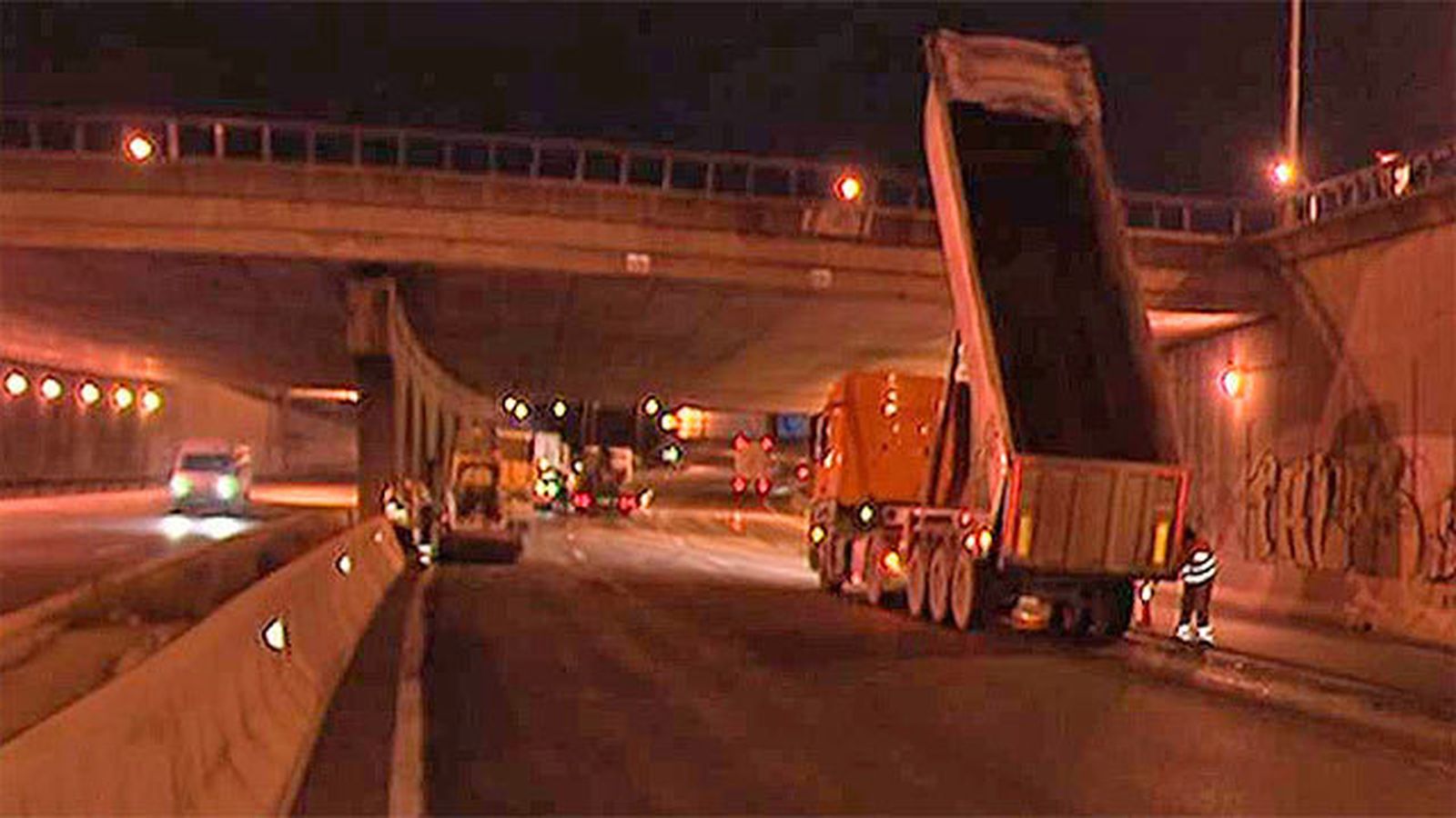 Obras en al M-40