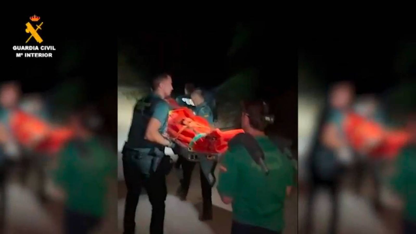 Rescate de un menor que cayó por un precipicio en Valdilecha