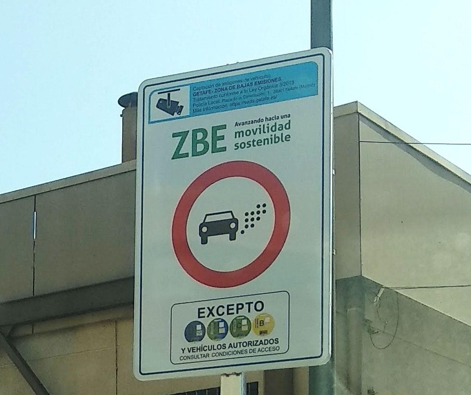 Zona de baja emisiones de Getafe