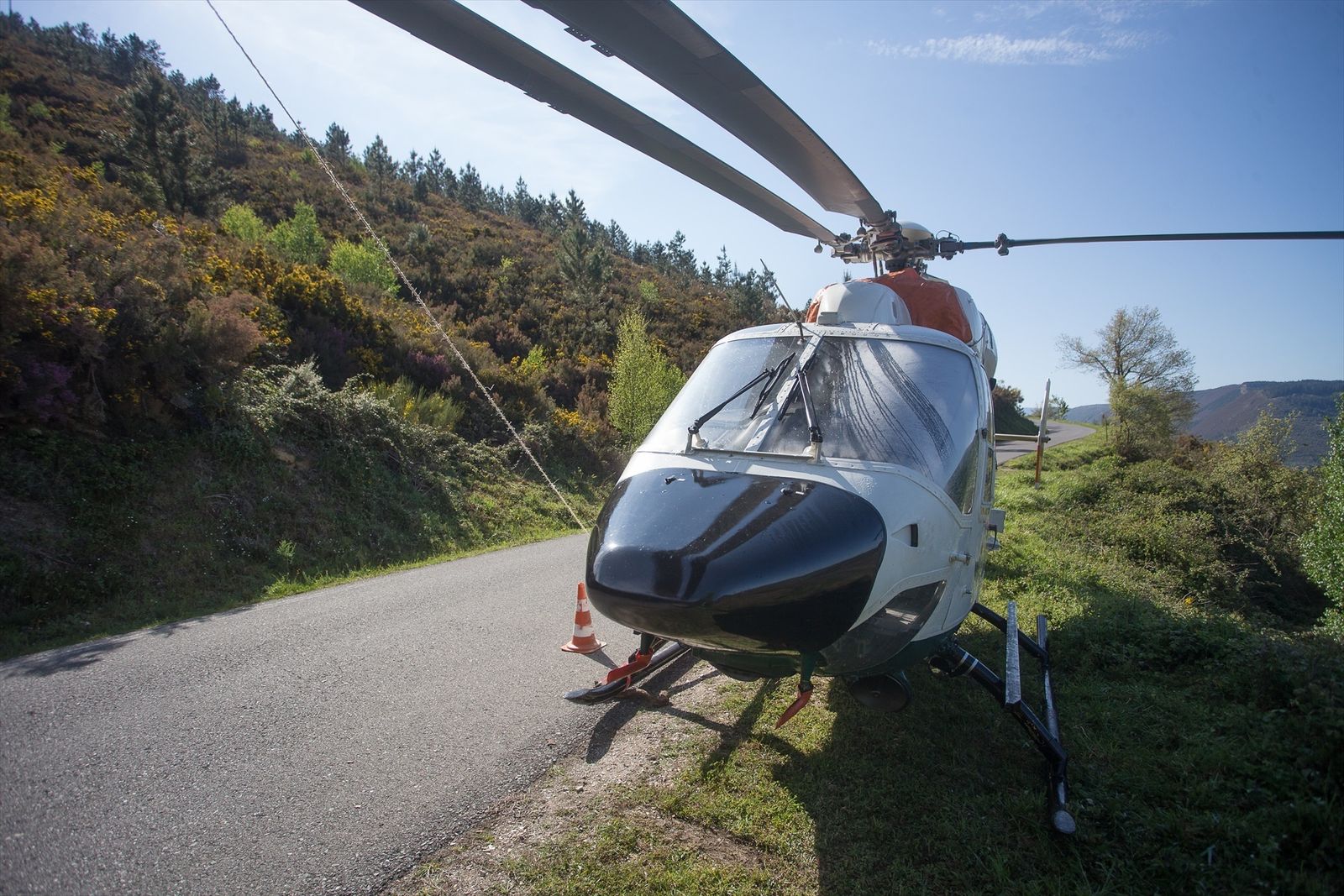 Helicóptero de emergencias de la Guardia Civil