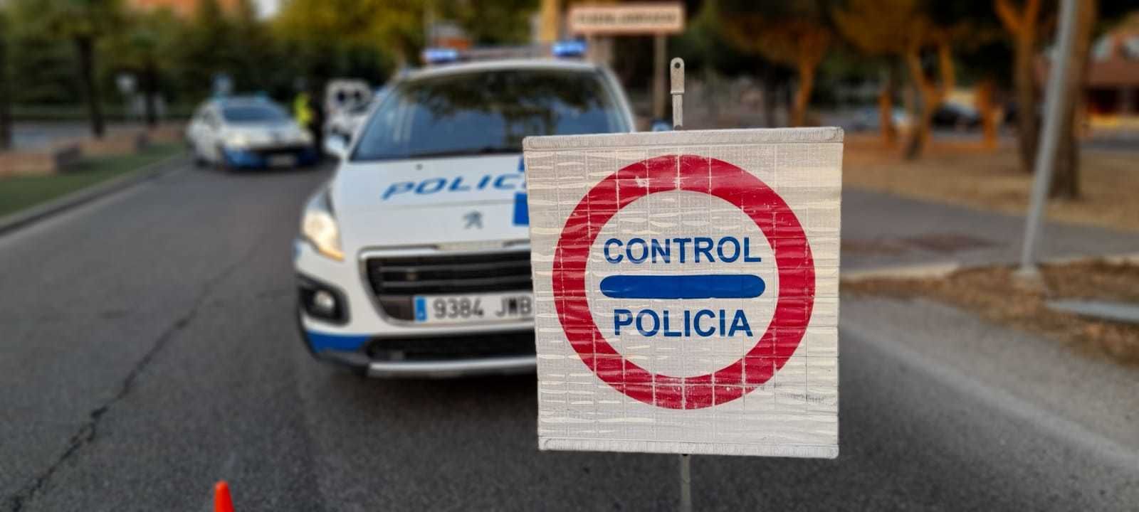 Control de la Policía Local de Fuenlabrada