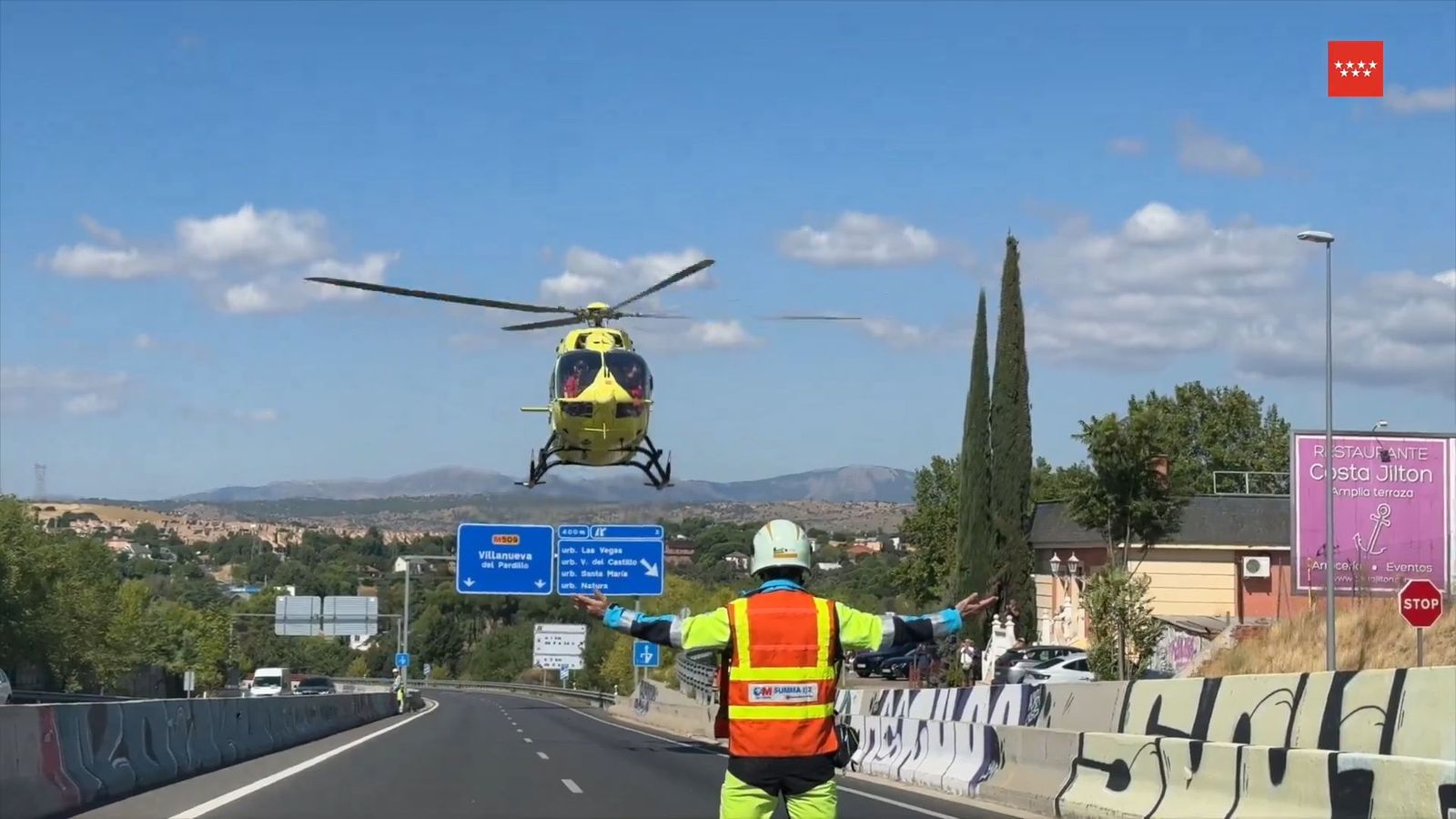 Muere una mujer de 45 años al salirse de la carretera en Las Rozas