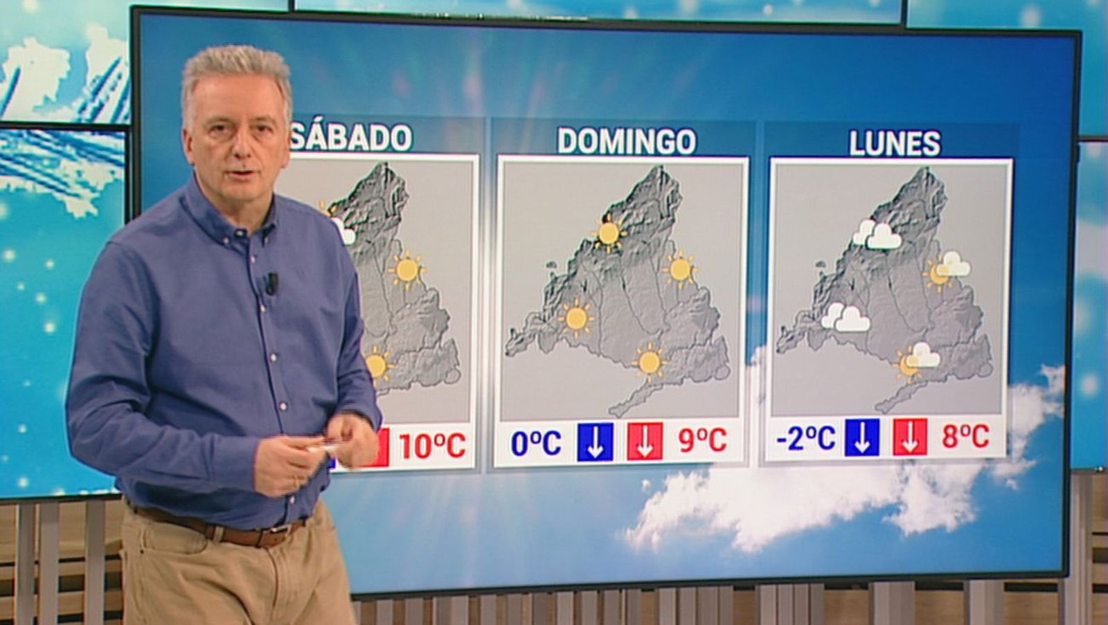 Fin de semana gélido y con niebla en Madrid