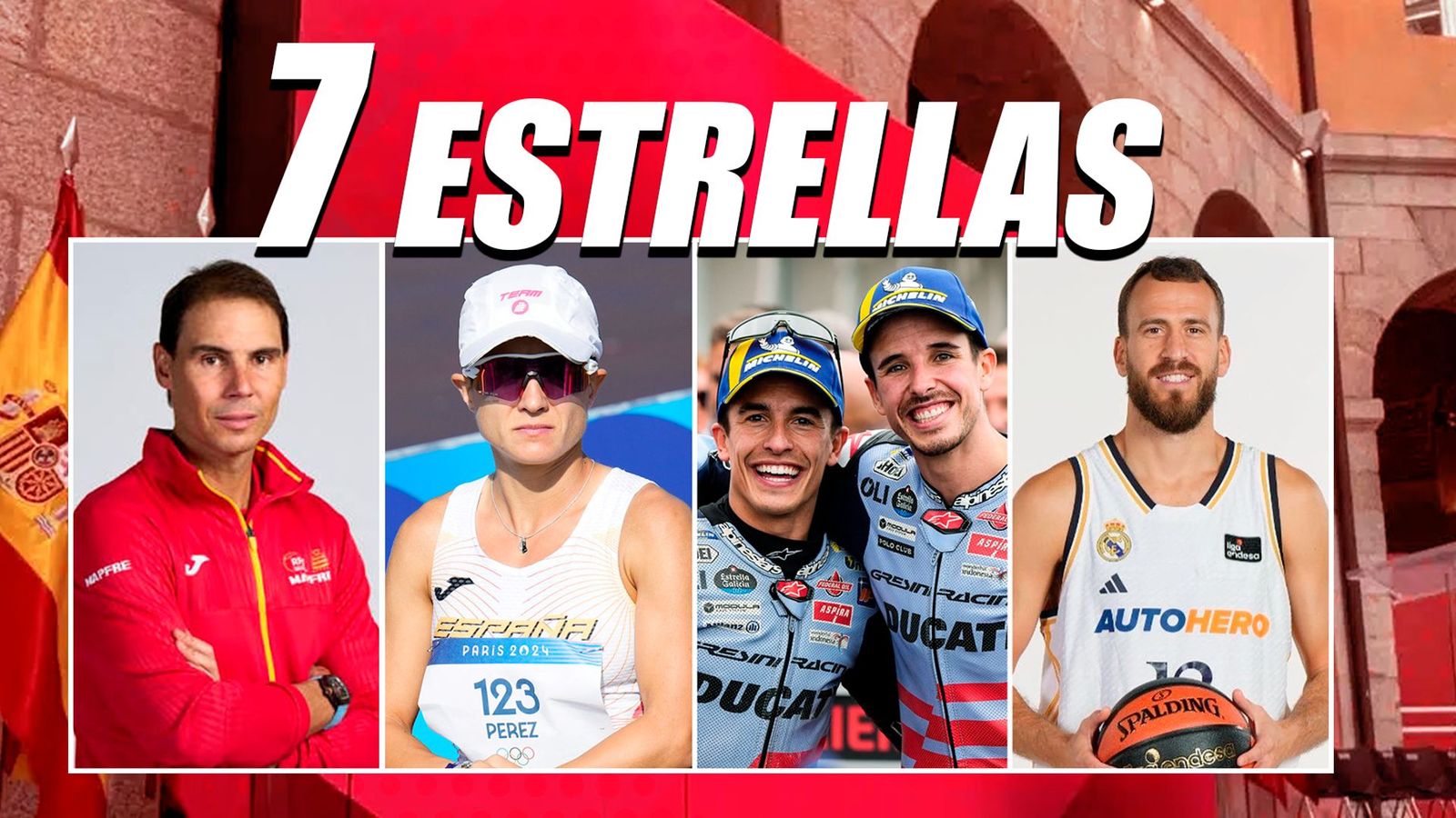 Los Márquez, Rafa Jódar, Sergio Rodríguez y María Pérez, reciben los Premios Siete Estrellas de la Comunidad