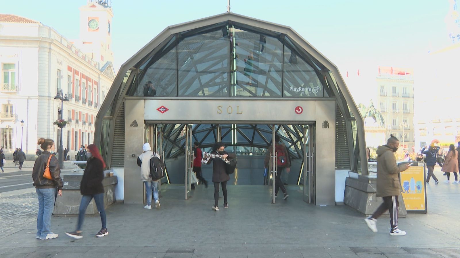 La estación de Cercanías de Sol cierra este fin de semana