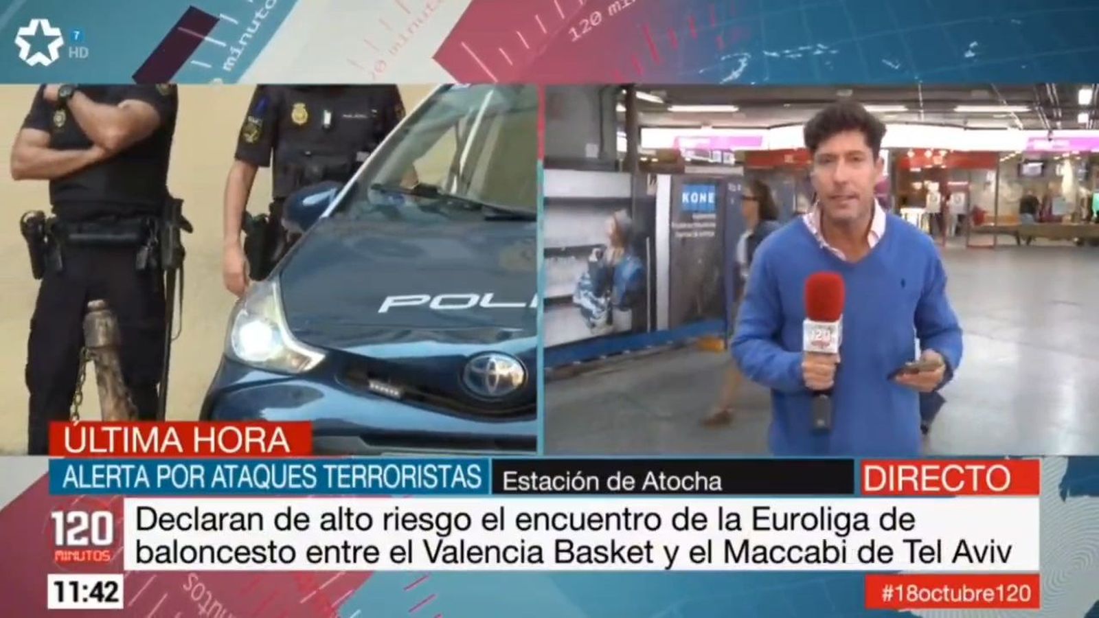 Interior refuerza la seguridad antiterrorista en Atocha
