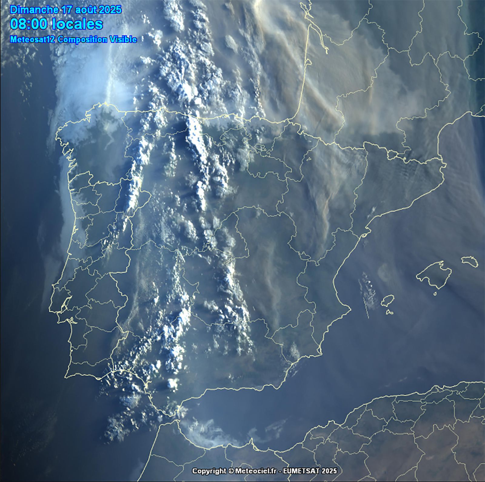 España alcanza casi 350.000 hectáreas quemadas, según estimaciones de Copernicus