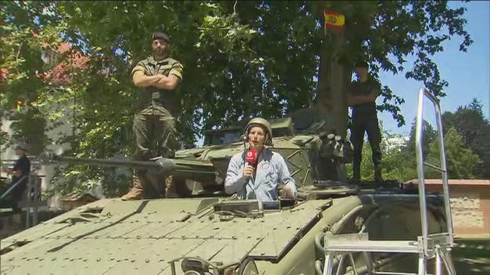 Madrid Río acoge una exposición de material militar este fin de semana