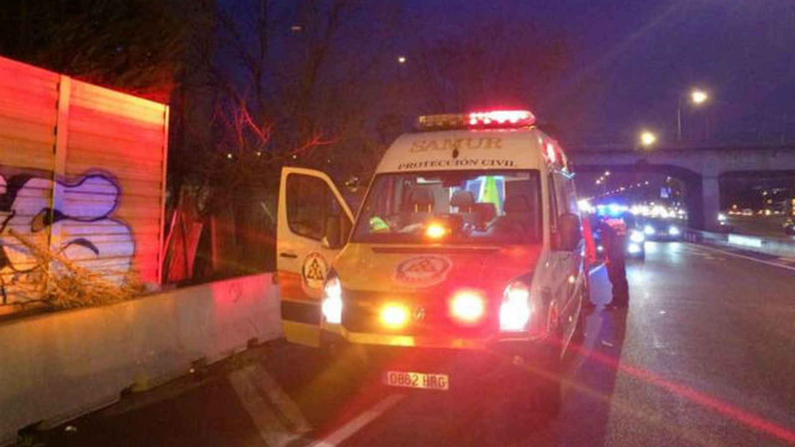 Accidente en la A-2