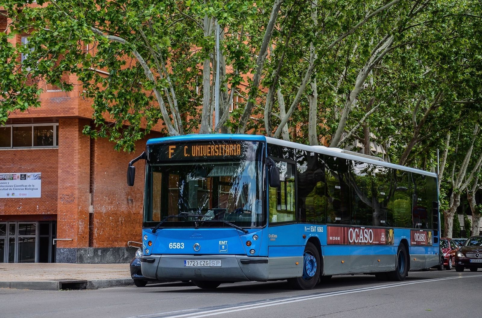 Línea F de Ciudad Universitaria en Madrid