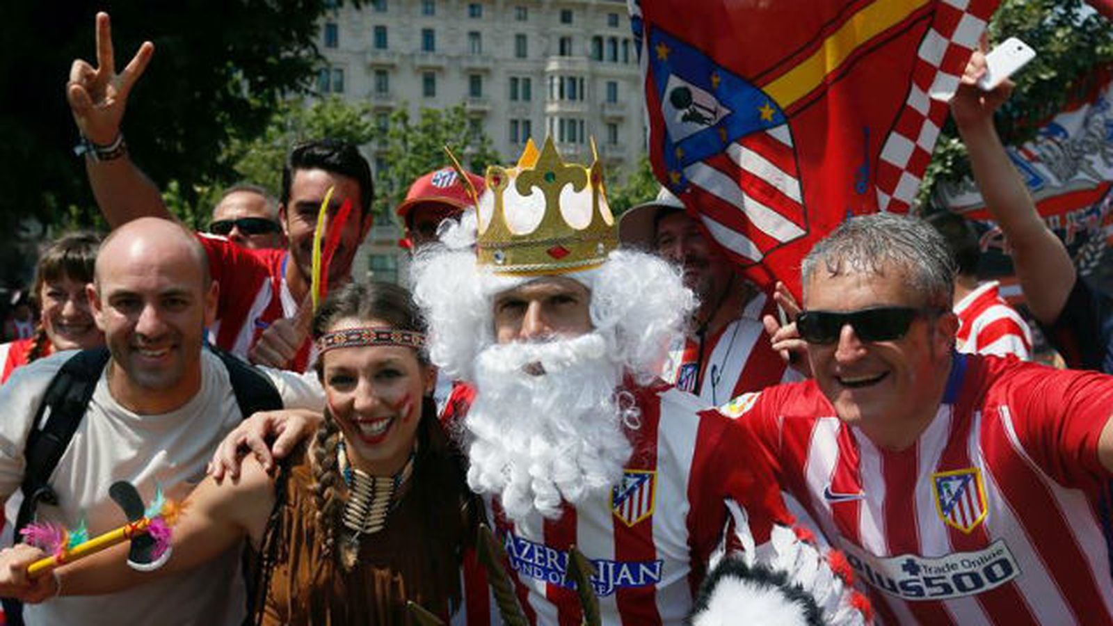 Aficionados del Atlético de Madrid
