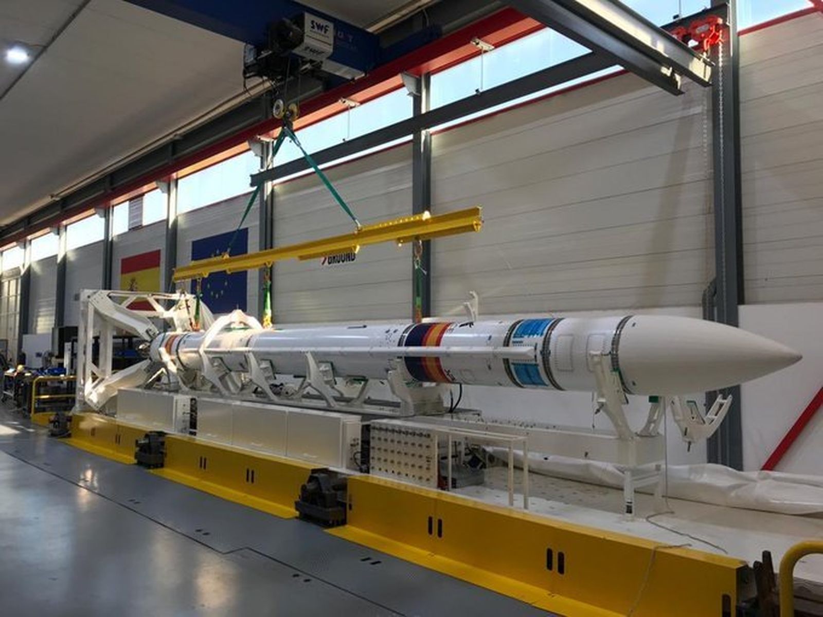 El cohete español Miura en las instalaciones de PLD Space