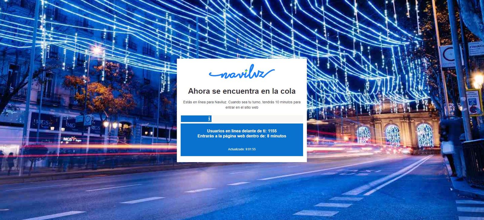 Página web de Naviluz