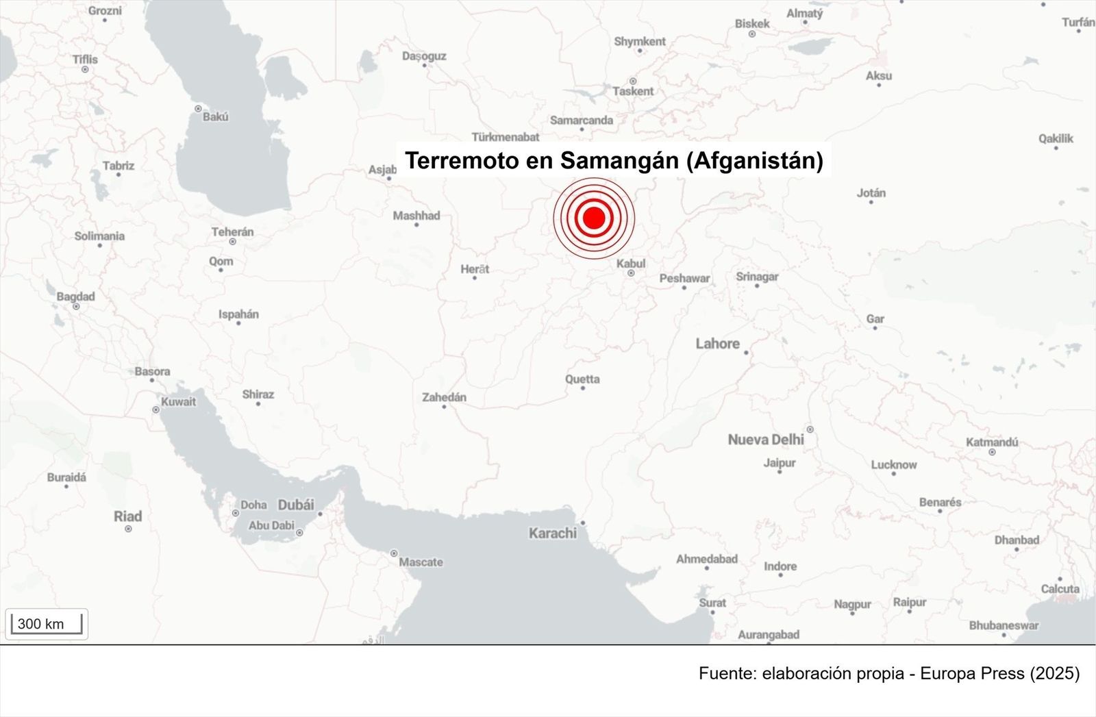 Cerca de 30 muertos y más de 700 los heridos por el terremoto en el norte de Afganistán