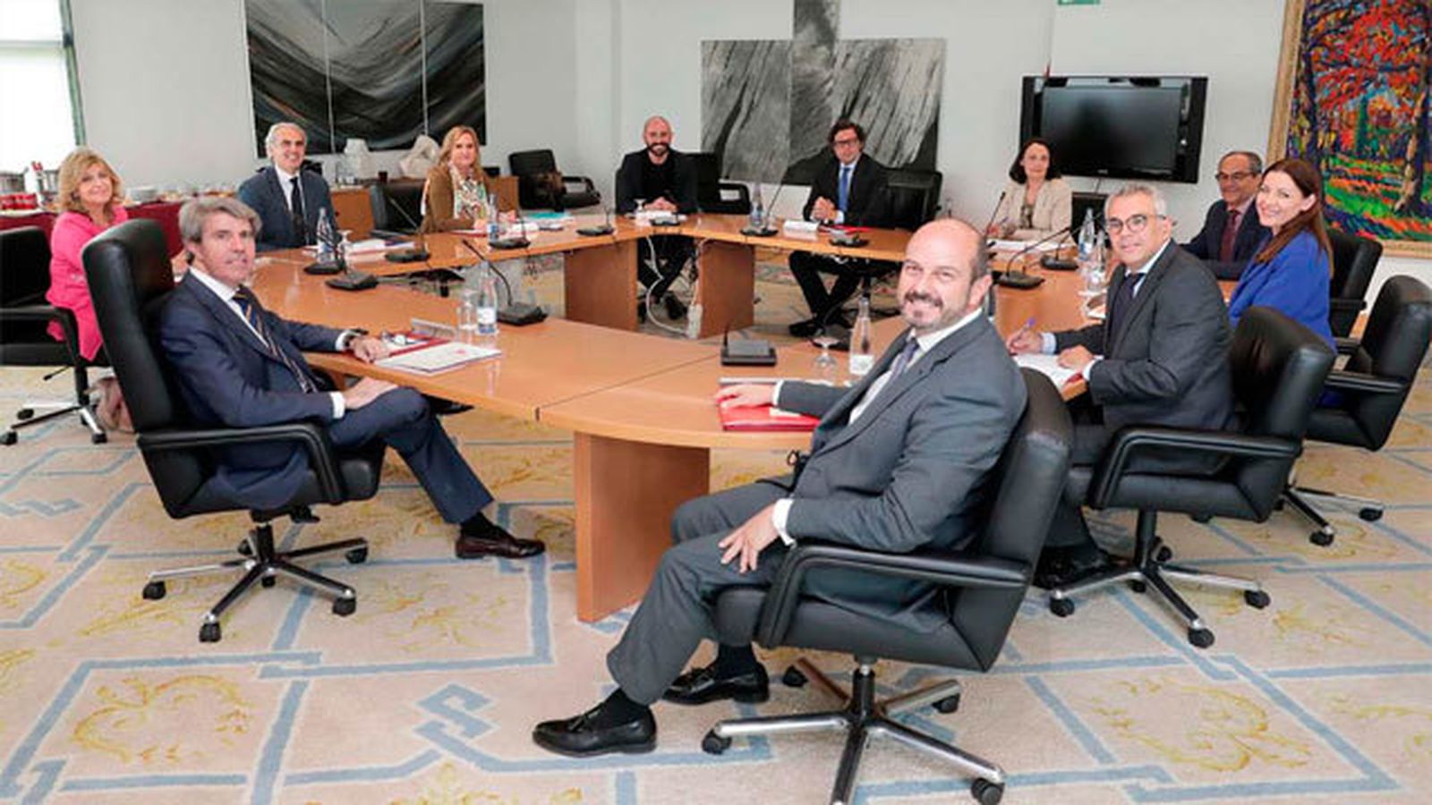 Imagen del Consejo de Gobierno de la Comunidad de Madrid, celebrado ene la Asamblea