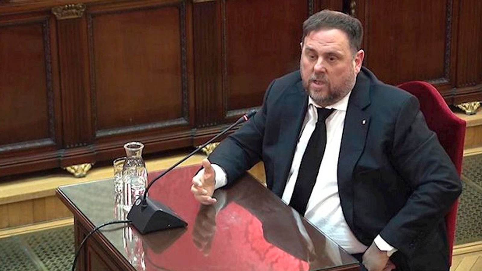 Oriol Junqueras en el 'juicio del procés'