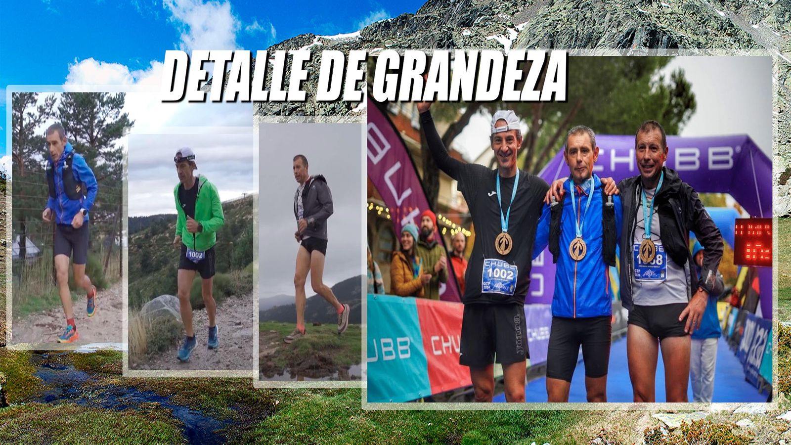 La deportividad de Agustín Luján, cede la victoria a Javi González en el Gran Trail Peñalara