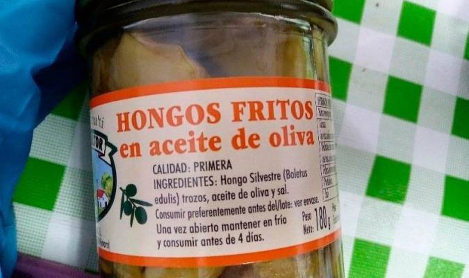 Producto en el que se han producido las intoxicaciones