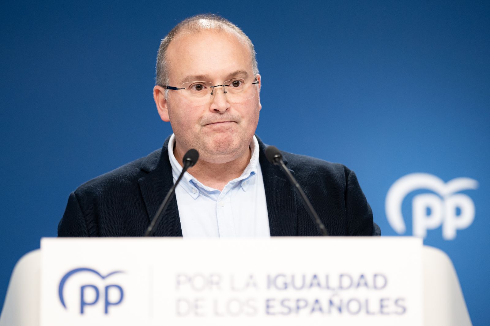 El vicesecretario nacional de Coordinación del PP, Miguel Tellado