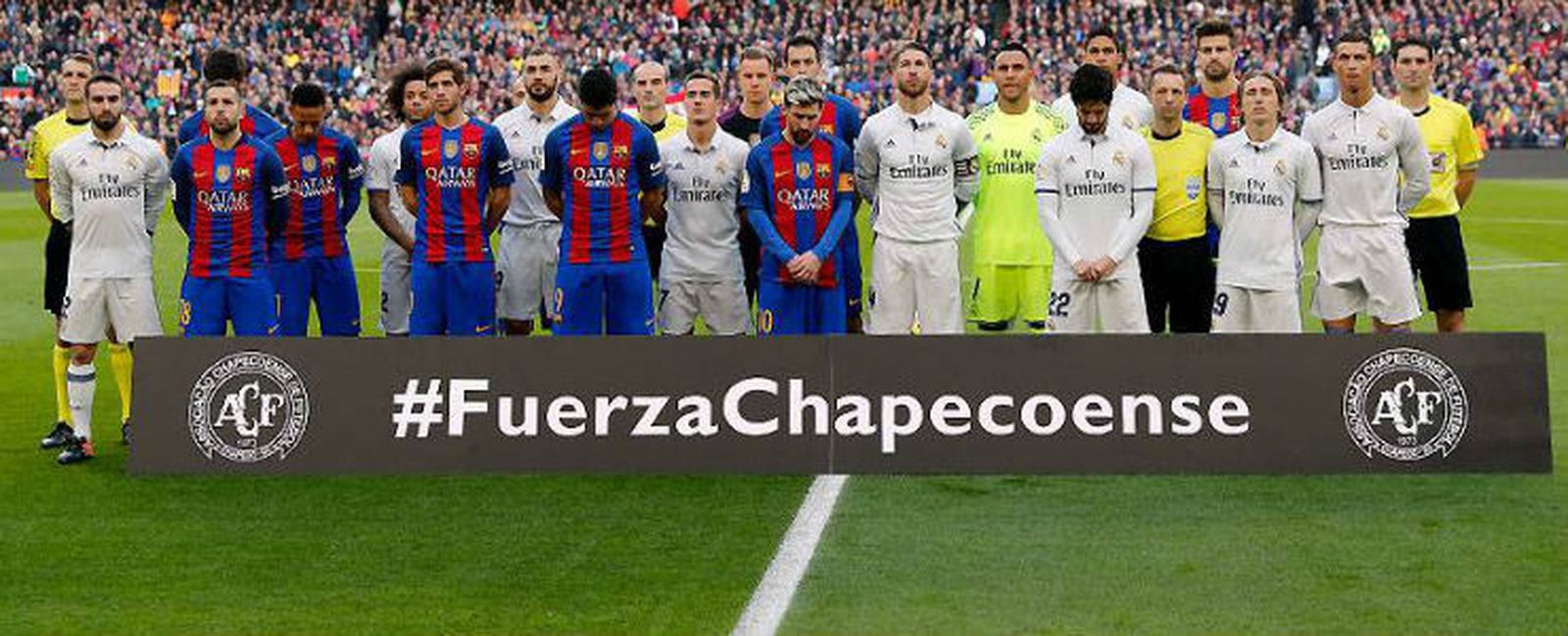 Minuto de silencio en el clásico