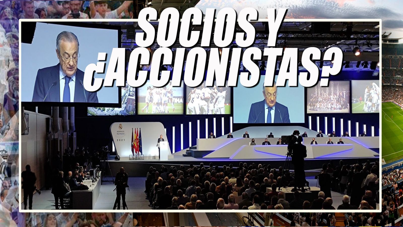 Florentino quiere convertir a todos los socios en accionistas del Real Madrid