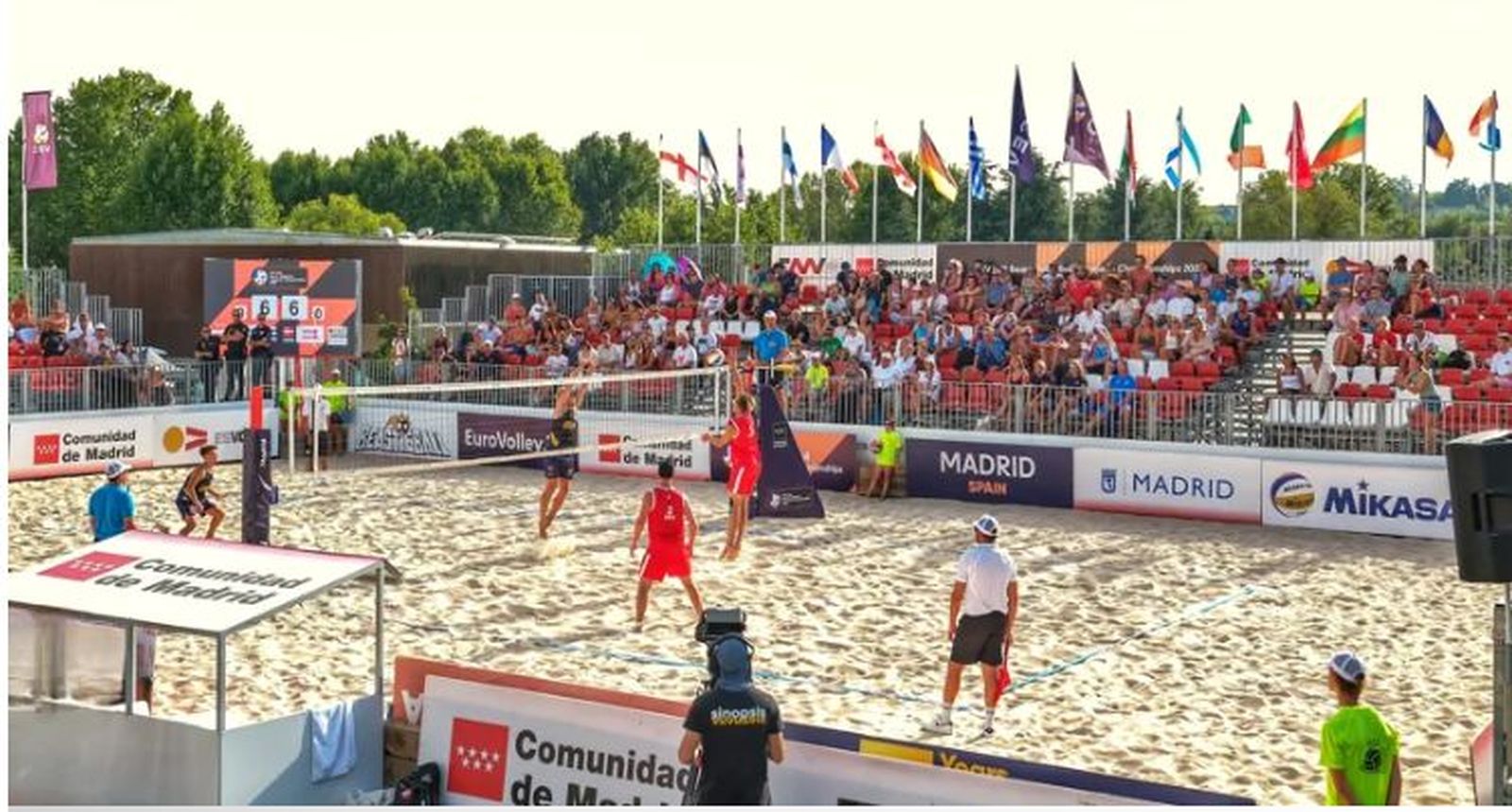 Más de 25 países compiten en Madrid en el Campeonato de Europa de Vóley Playa Sub'22