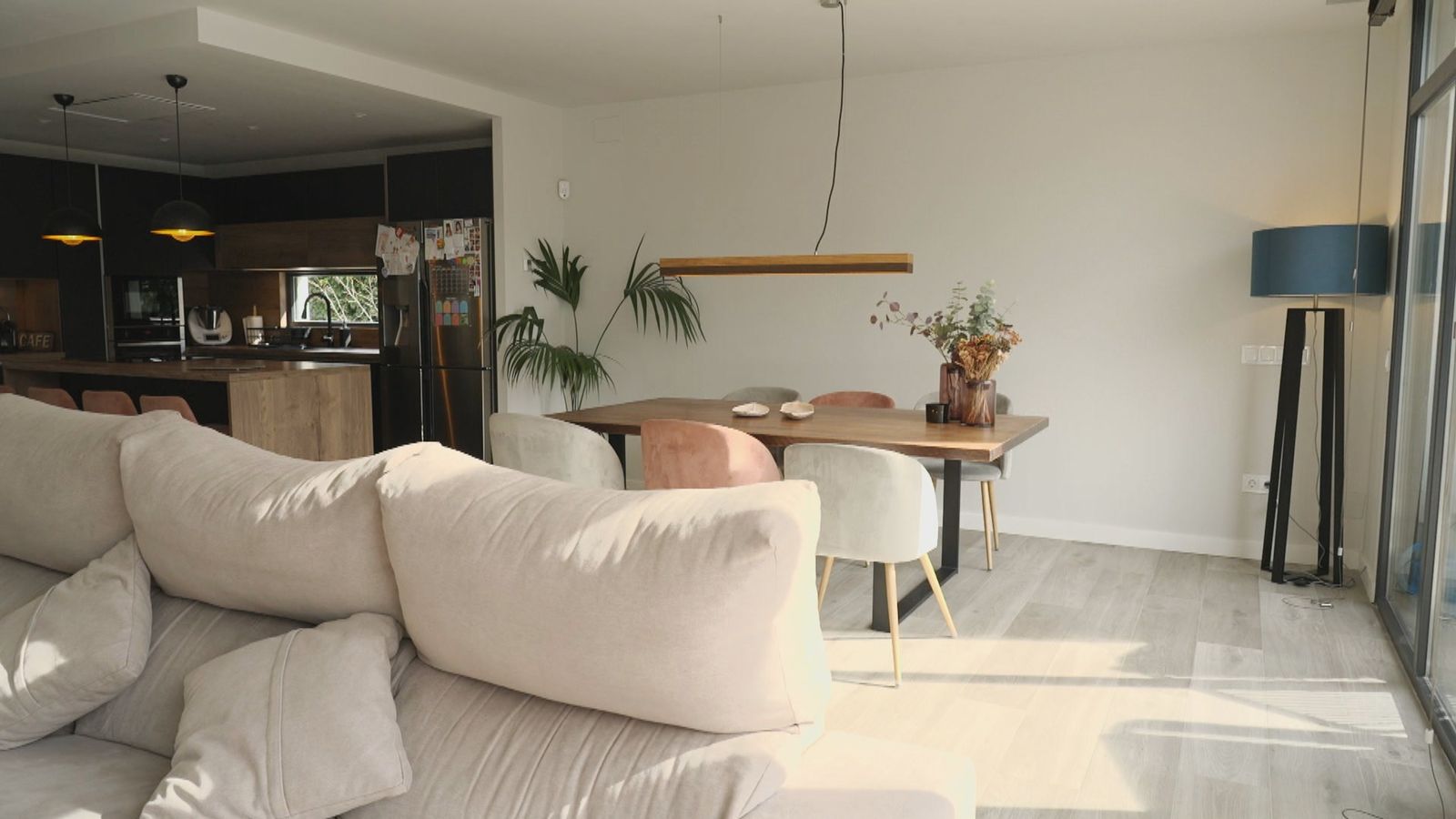Salón de una casa en la Sierra del Guadarrama