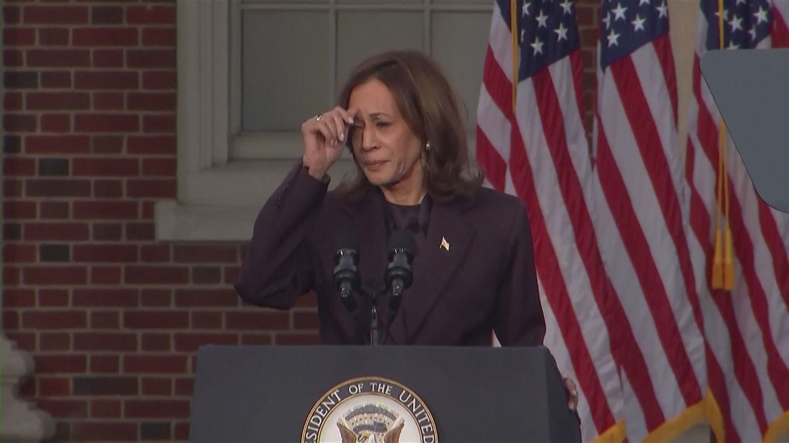 Discurso de Kamala Harris tras perder ante Donald Trump