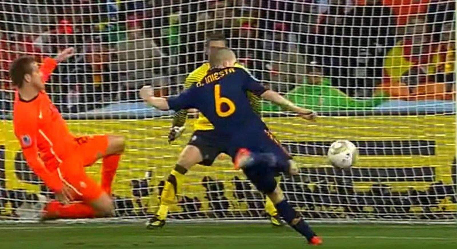 Gol de Iniesta a Holanda