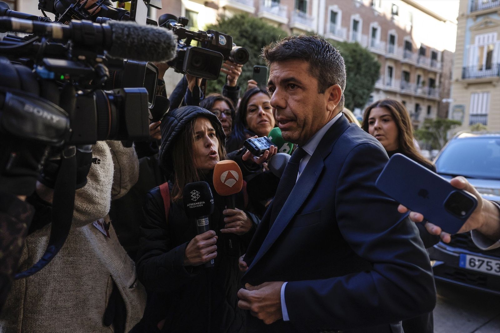 El presidente en funciones de la Generalitat valenciana, Carlos Mazón