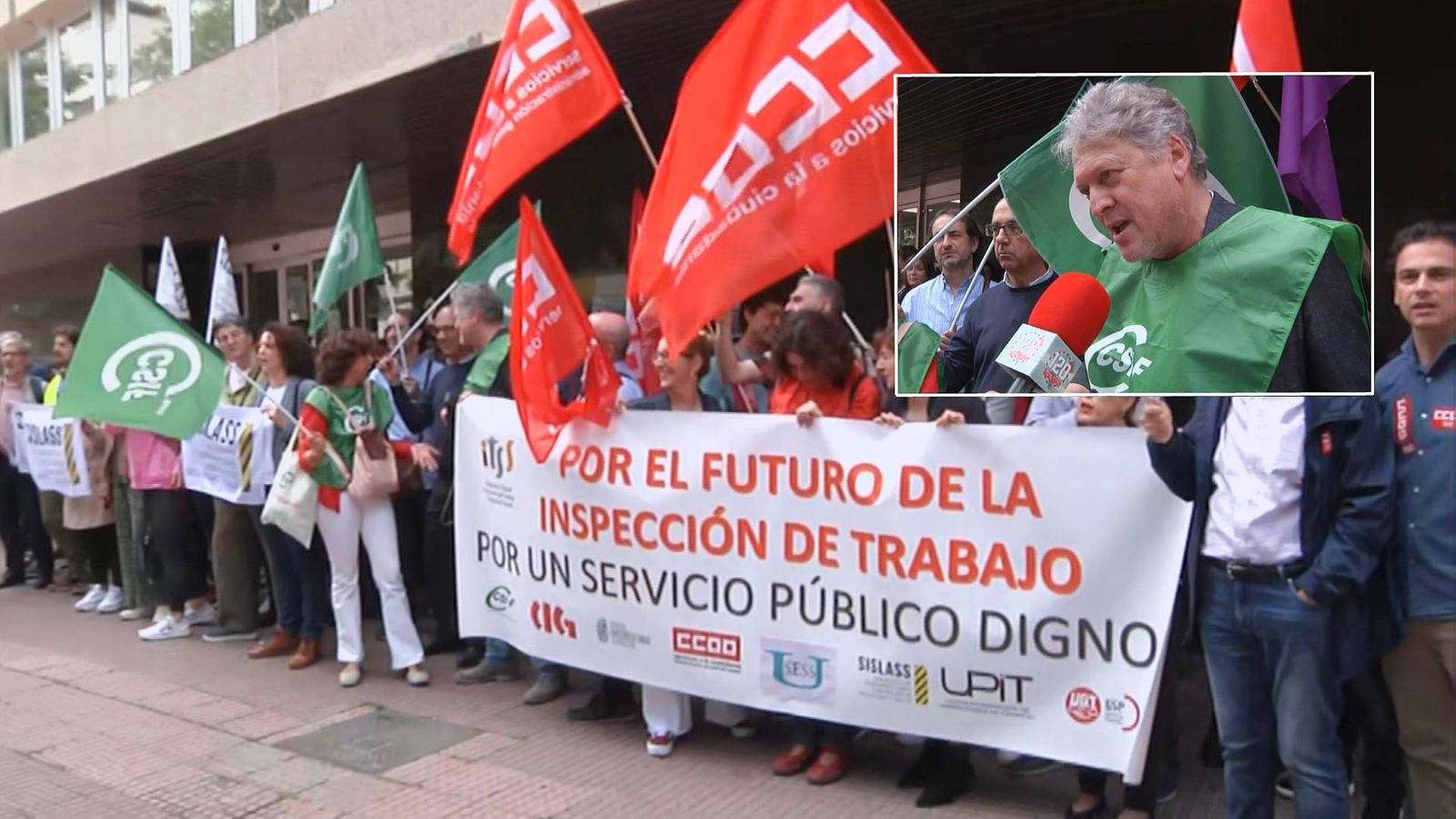 Inspección de Trabajo amenaza con una huelga indefinida a partir del 26 de junio