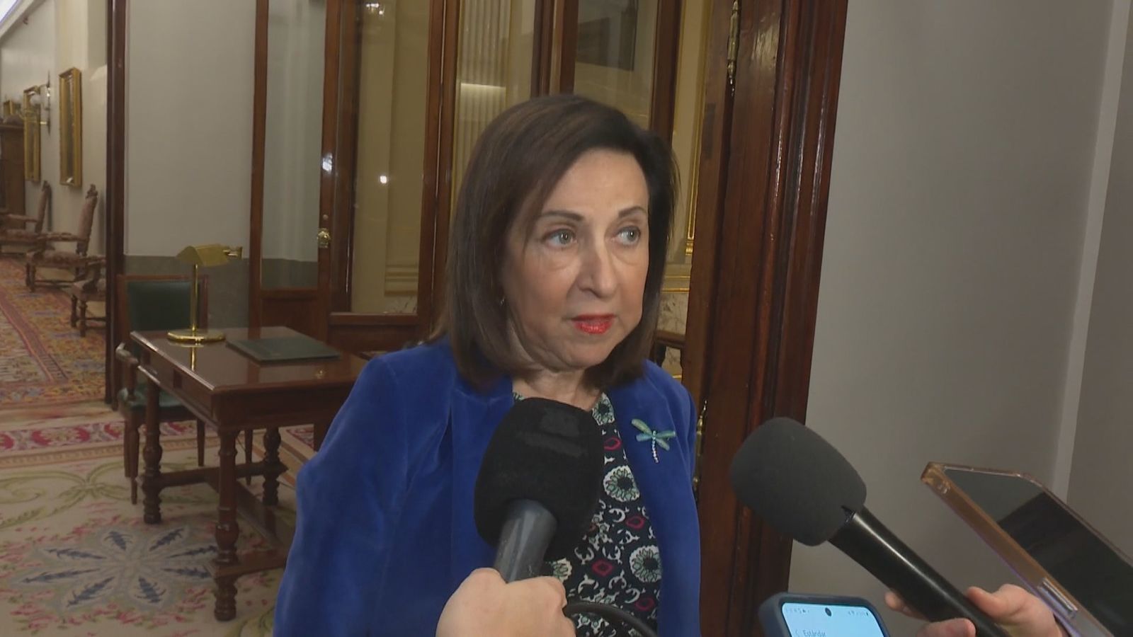 La ministra de Defensa, Margarita Robles