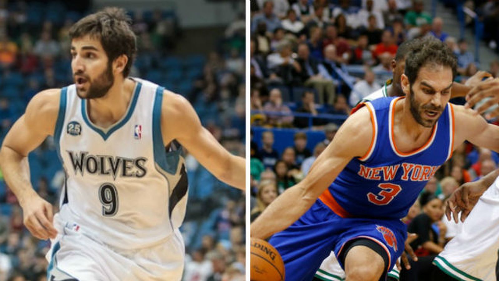 Ricky Rubio y Jose Manuel Calderón