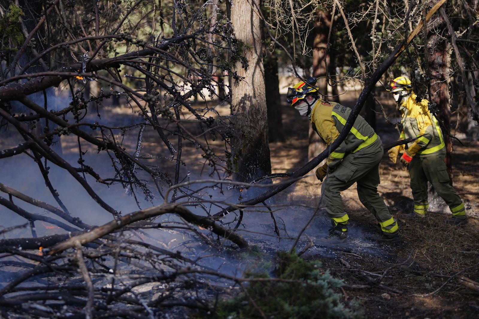 Última hora del incendio.