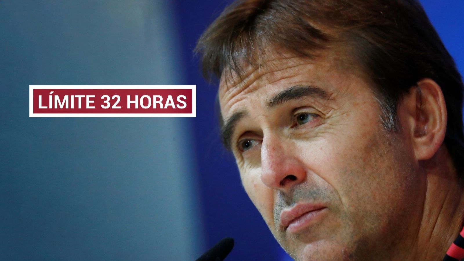 Lopetegui: "Si queréis ver un entrenador hundido no me miréis a mi"