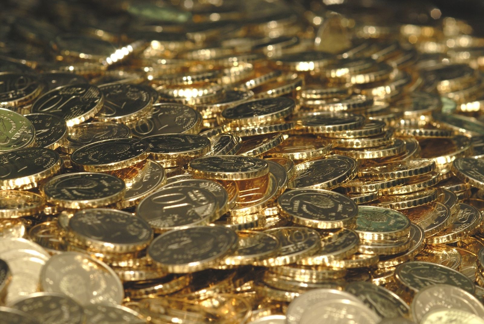 Fabricación de monedas de euros en la Fábrica Nacional de Moneda y Timbre