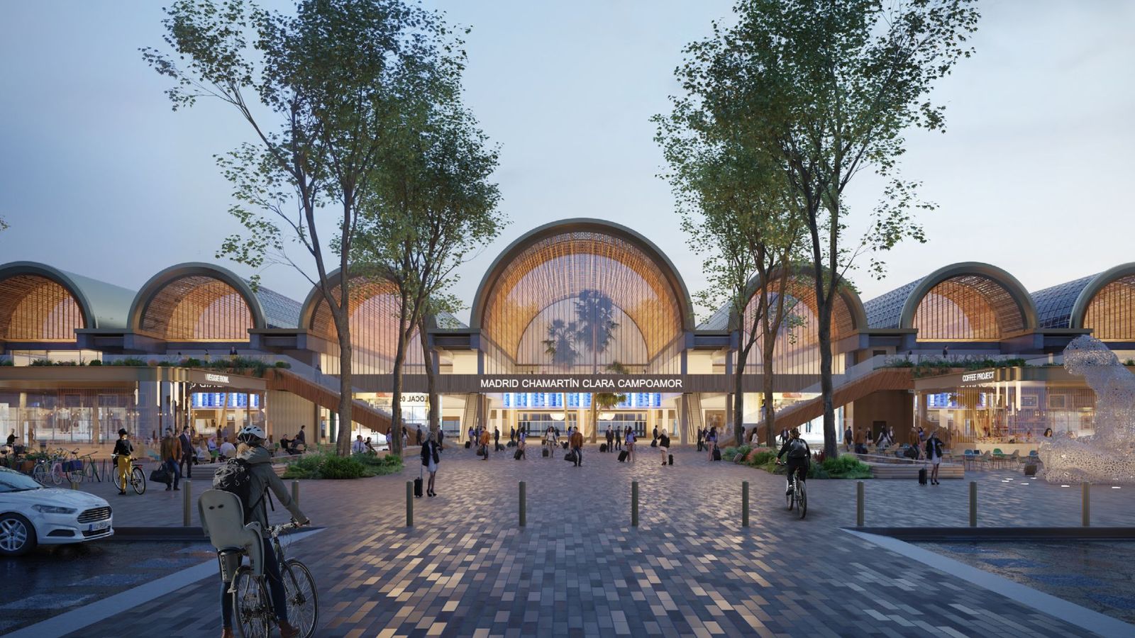Queda inaugurado el vestíbulo central de la Estación de Chamartín