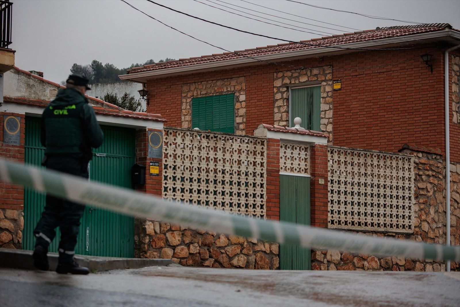 Casa donde aparecieron los cuerpos de tres hermanos de Morata de Tajuña