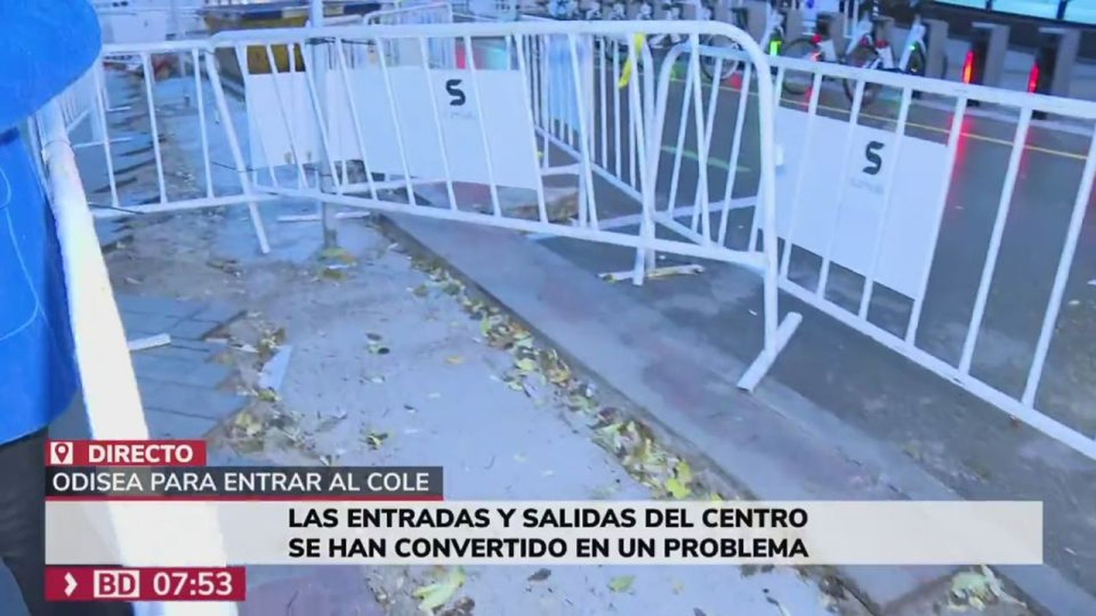 Lío en las obras de los accesos al colegio Pintor Rosales