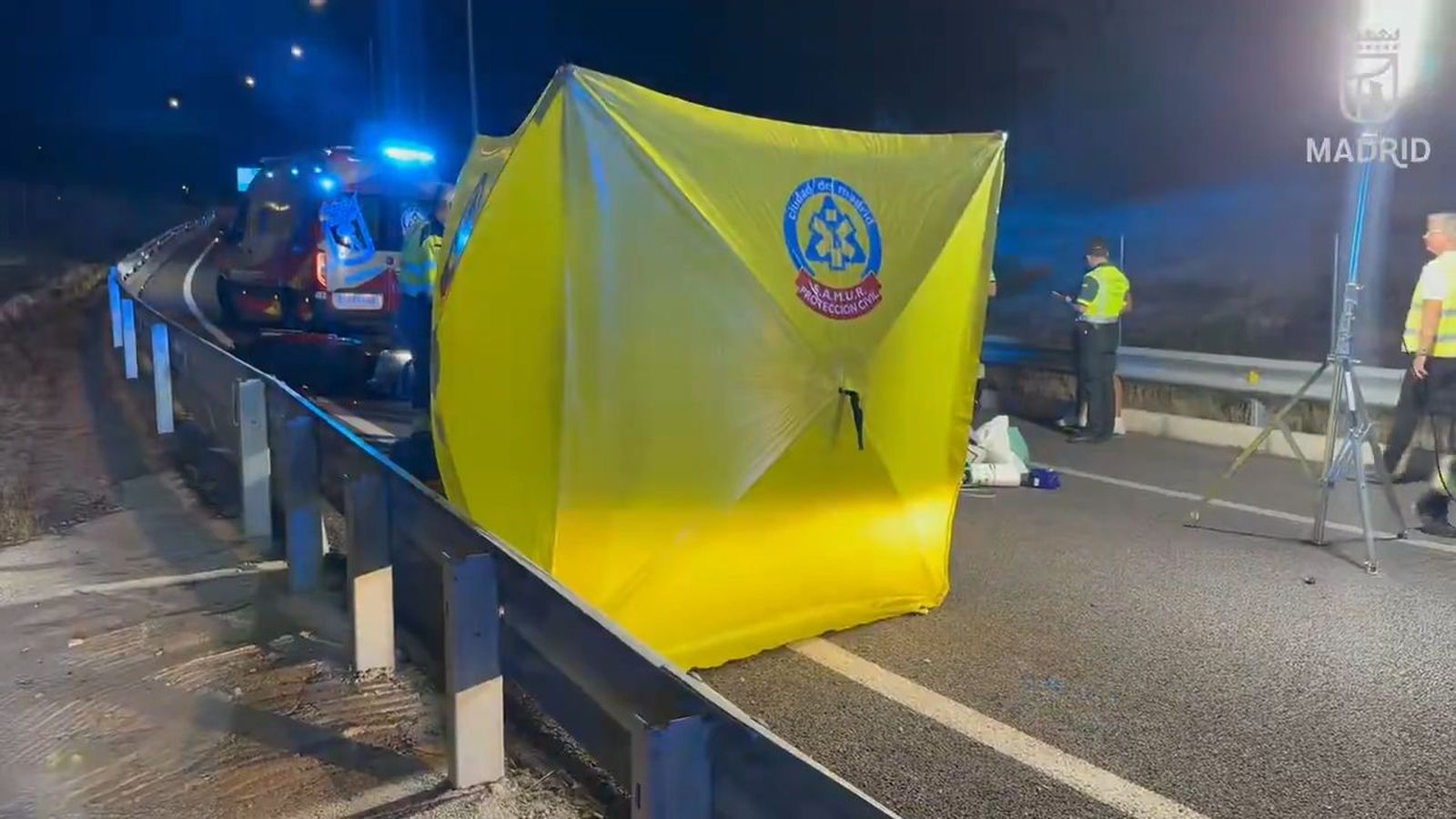 Muere un motorista tras sufrir un accidente en el kilómetro 23 de la M-45