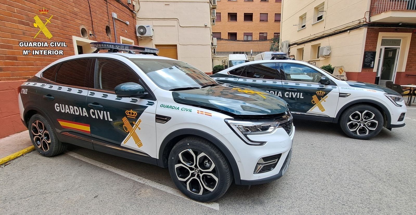 Vehículos de la Guardia Civil
