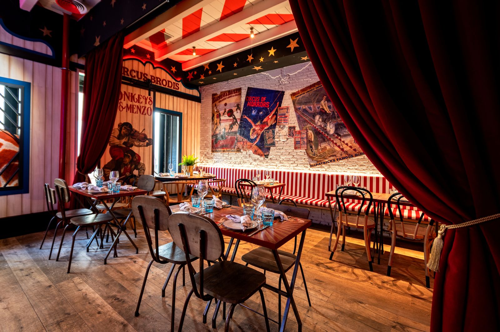Restaurante ambientado en el circo: La Morenilla