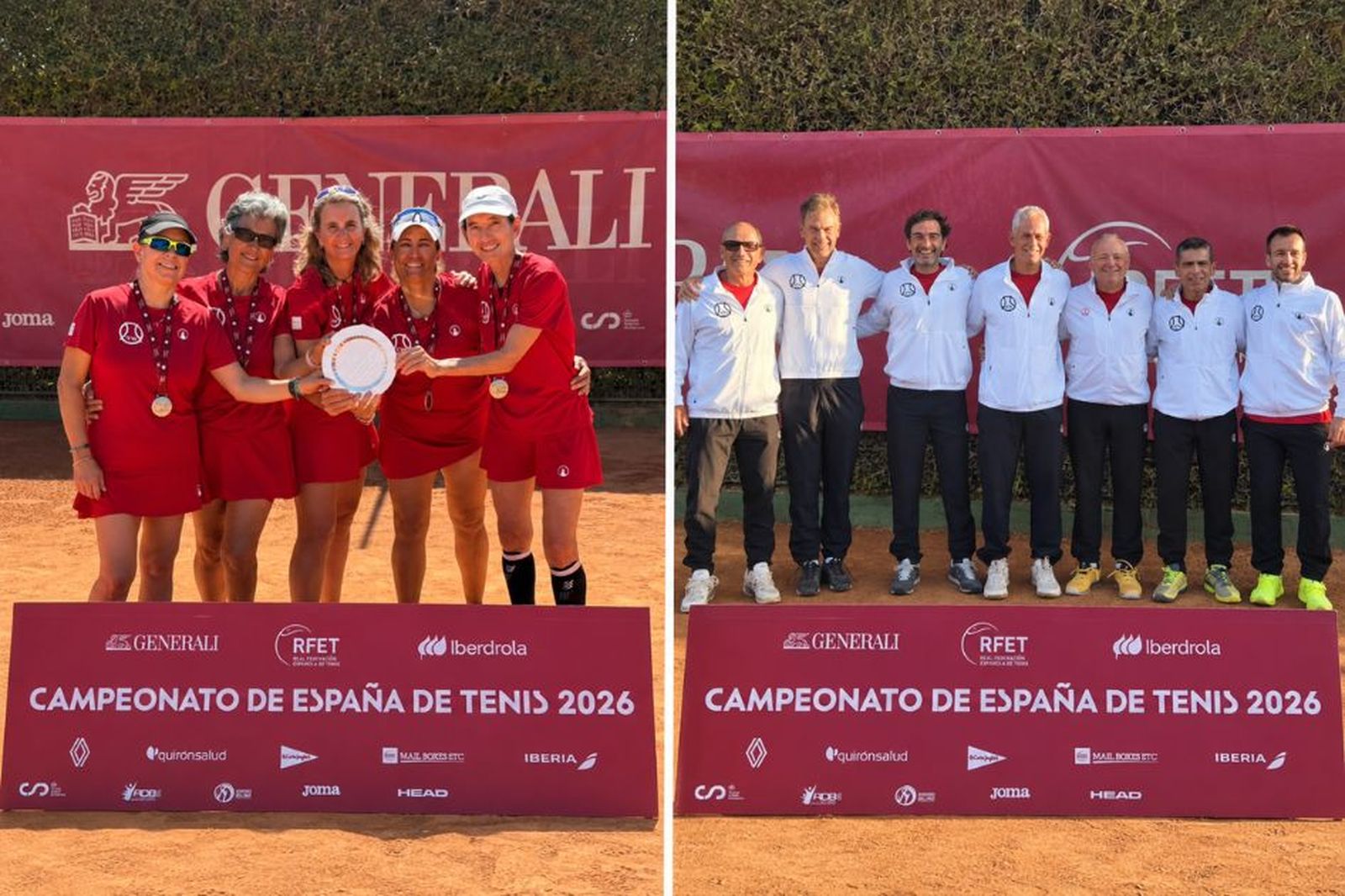 Equipos Sénior de Madrid de tenis