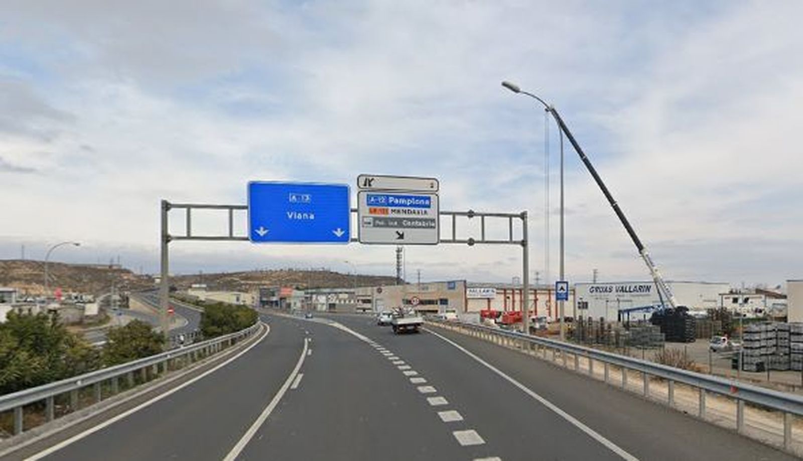 Autovía A-13 a su paso por Logroño