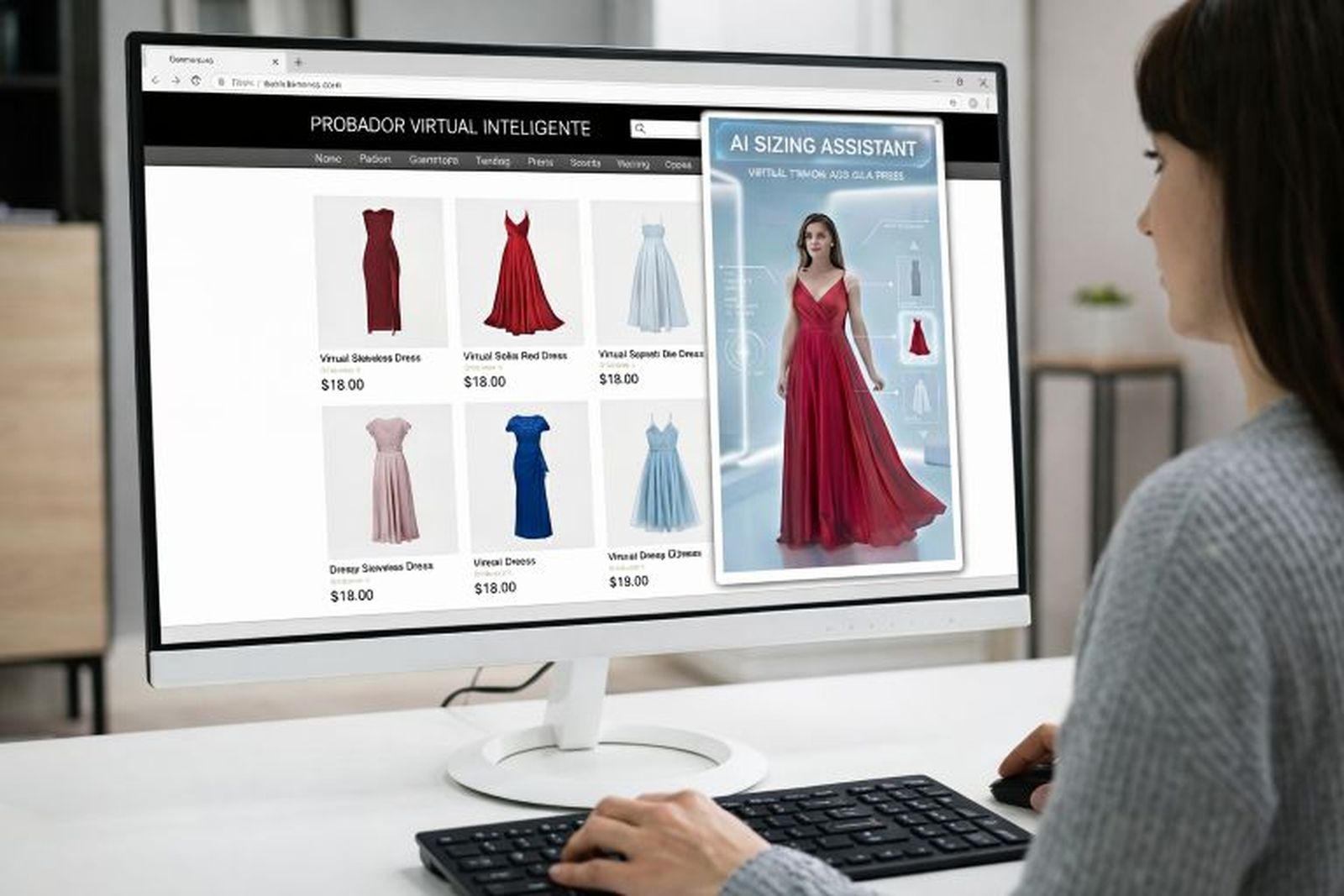 ¿Te imaginas probarte la ropa sin acudir a la tienda?